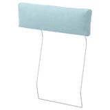 A light blue VIMLE headrest cushion with a metal frame, designed for added comfort.