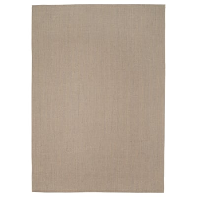 VODSKOV rug: neutral woven texture, rectangle, natural jute & sisal. Ideal for dining room, durable.