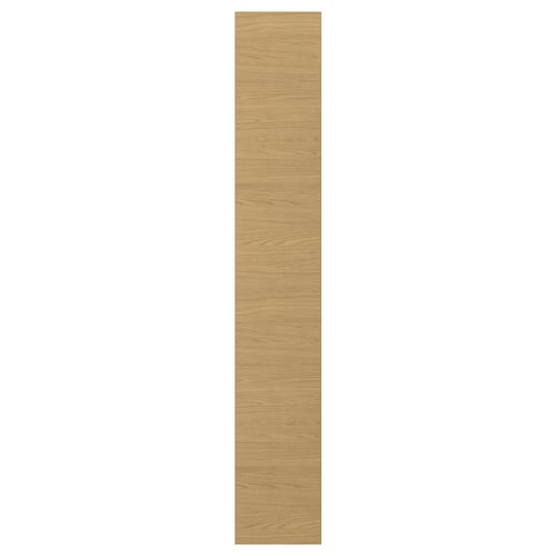 VOXTORP oak-brown kitchen panel, rectangular, wood grain texture.