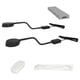 Option: Image shows YTBERG cabinet lights with dimmer. Bendable arms, slim black lamps, and wireless white switch.