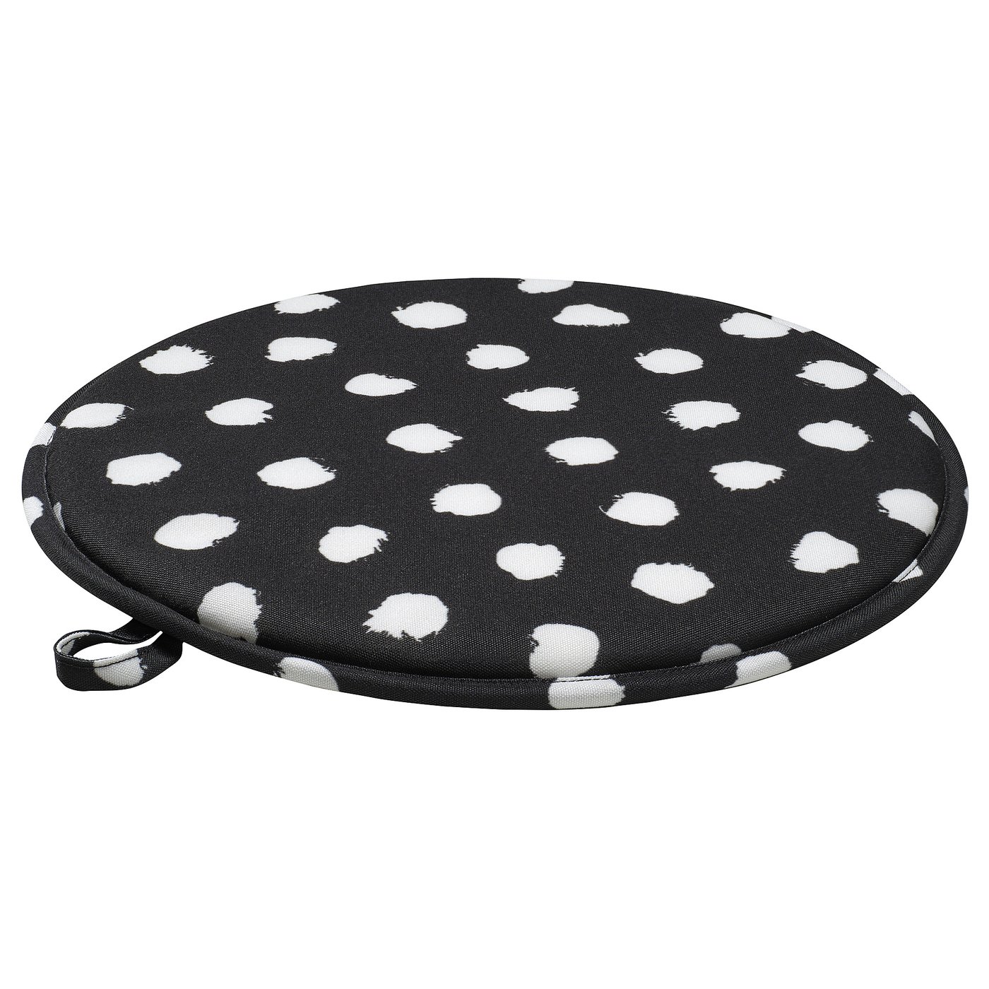 IKEA ÄNGSFRÄKEN Stuhlkissen schwarz/weiß