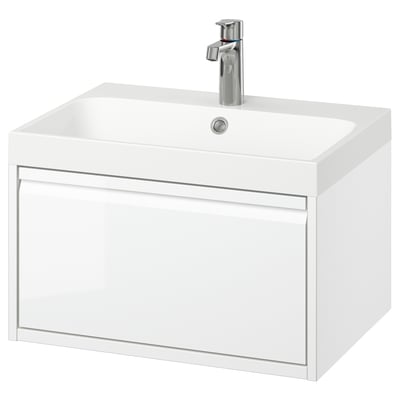 HEMNES Mueble de lavabo con 2 cajones, blanco, 60x47x83 cm - IKEA Mexico