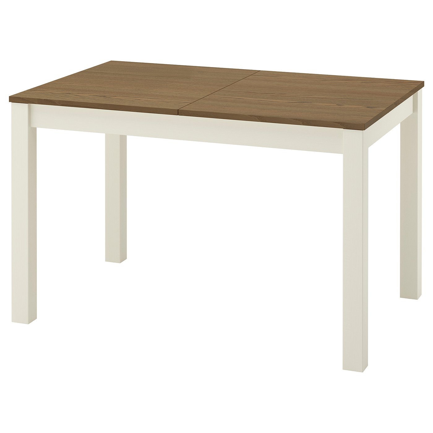 IKEA ÅLHULT Ausziehtisch beige/braun