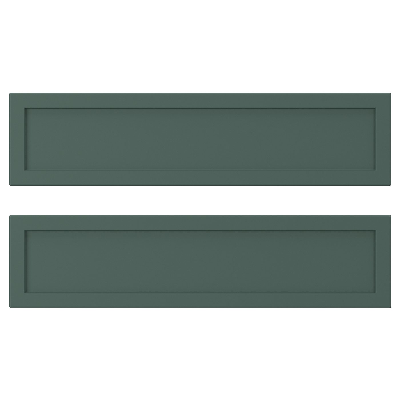 IKEA ASPUDDEN Schubladenfront dunkel graugrün 40x10 cm