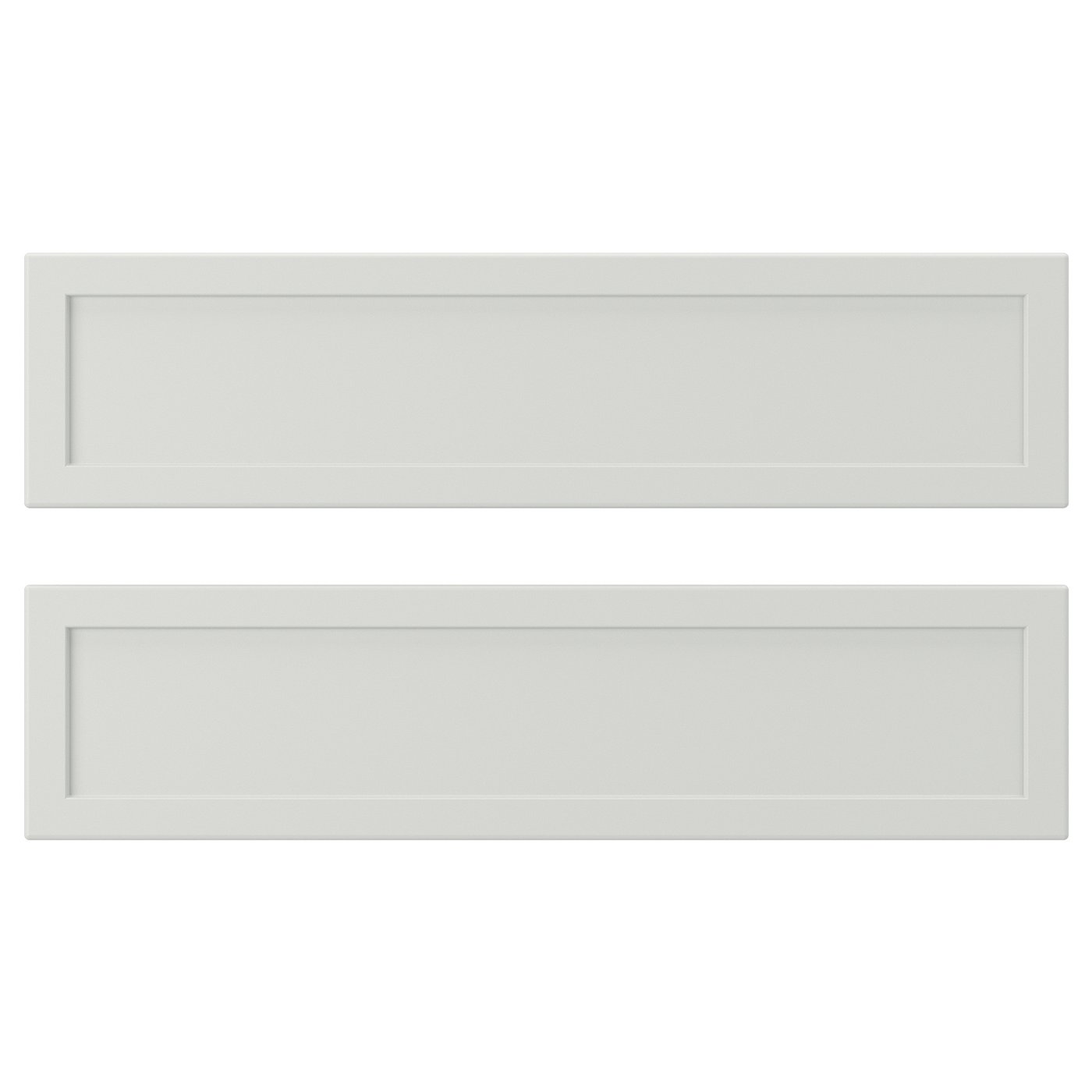 IKEA ASPUDDEN Schubladenfront hellgrau 40x10 cm