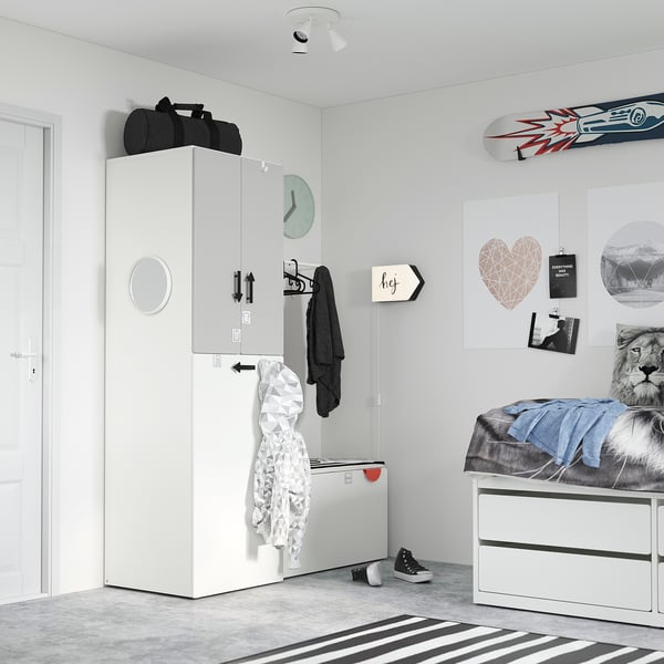 bagaren wandleuchte led pfeil weiss schwarz ikea deutschland