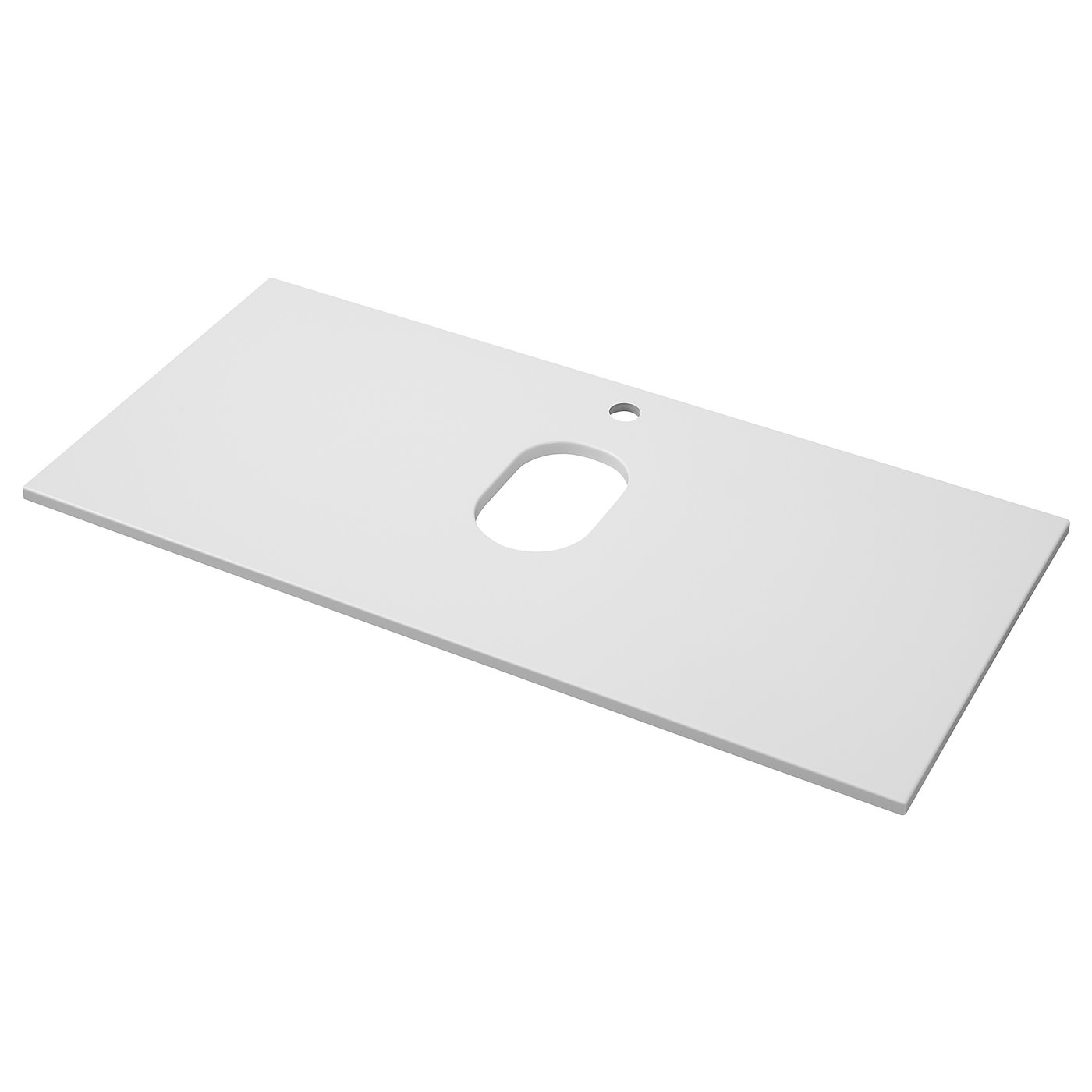 BALTIKEN Abdeckplatte, weiß/Hochglanz, 102x49 cm - IKEA Deutschland