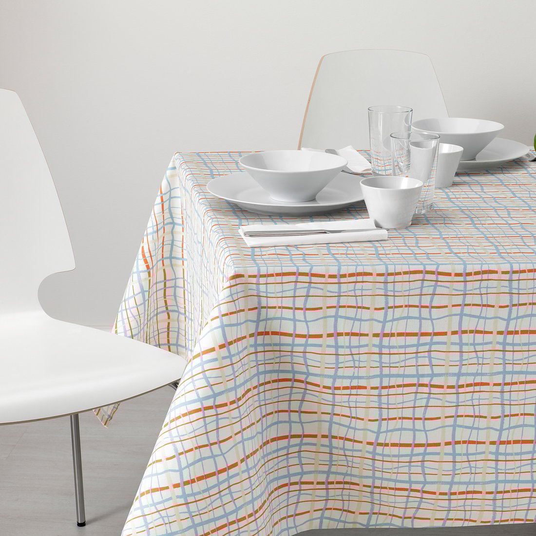 BEDYRA Tischdecke, bunt, dunkel, 145x240 cm - IKEA Deutschland