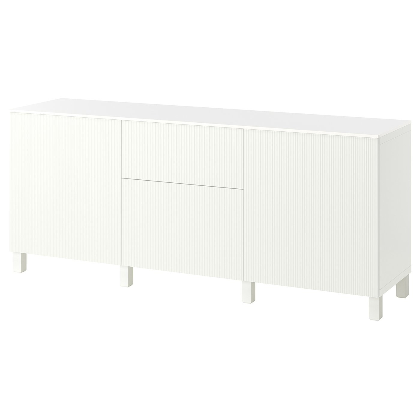 IKEA BESTÅ Aufbewahrung mit Schubladen weiß/Förvaltare weiß 180x42x75 cm