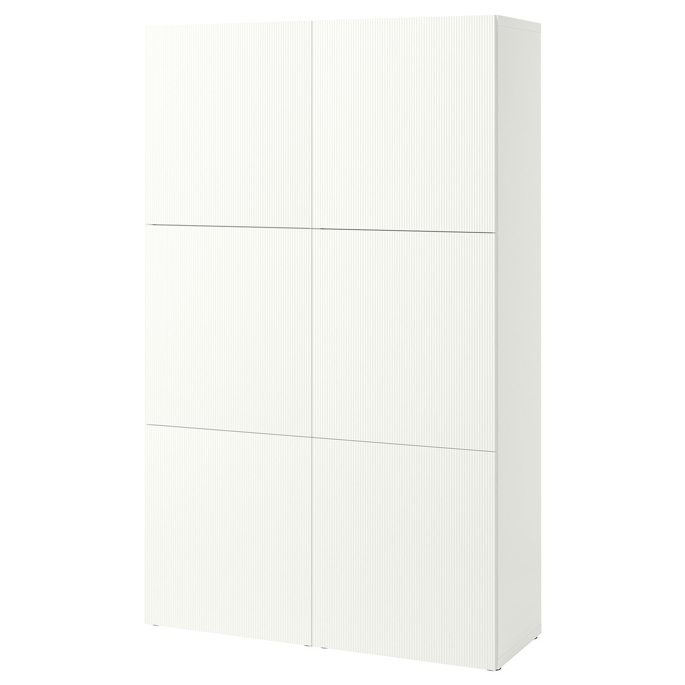 IKEA BESTÅ Aufbewahrung mit Türen weiß/Förvaltare weiß