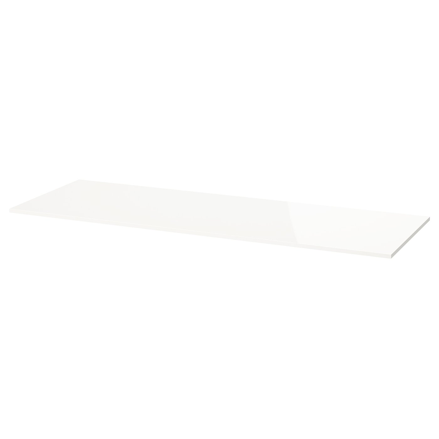 IKEA BESTÅ Deckplatte Hochglanz weiß 120x42 cm