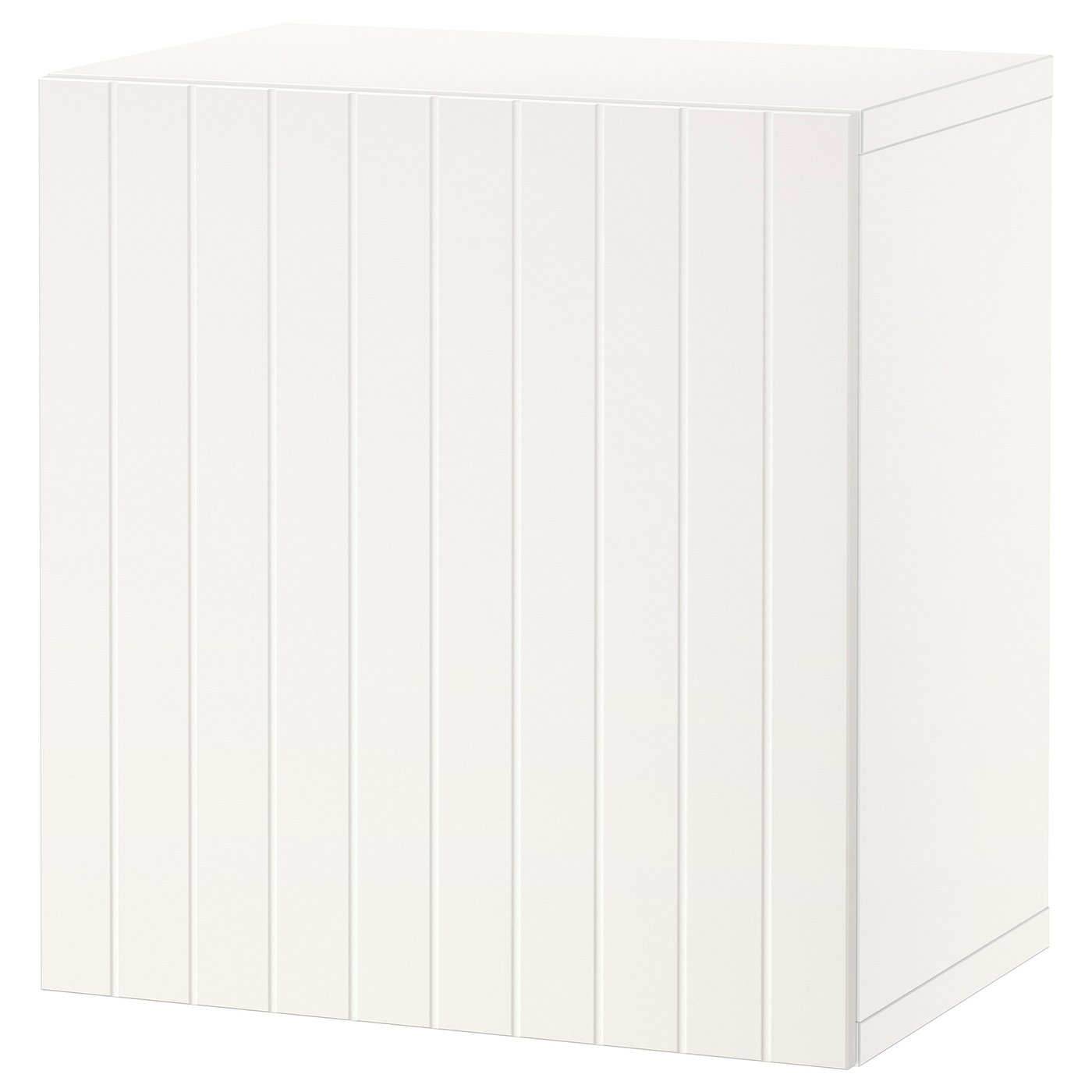IKEA BESTÅ Regal mit Tür weiß/Sutterviken weiß