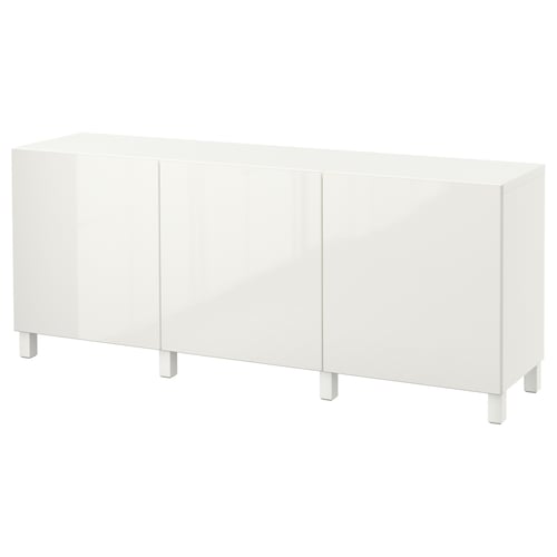 Besta Aufbewahrung Mit Turen Weiss Selsviken Hochglanz Weiss Alle Details Zum Produkt Ikea Deutschland