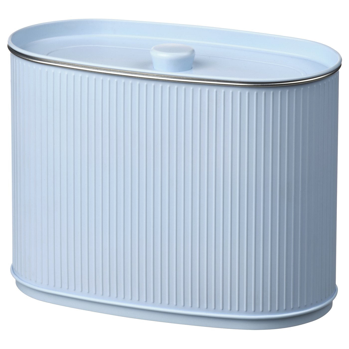 IKEA BETTHAJ Dose mit Deckel für trockene Lebensmittel/blassblau