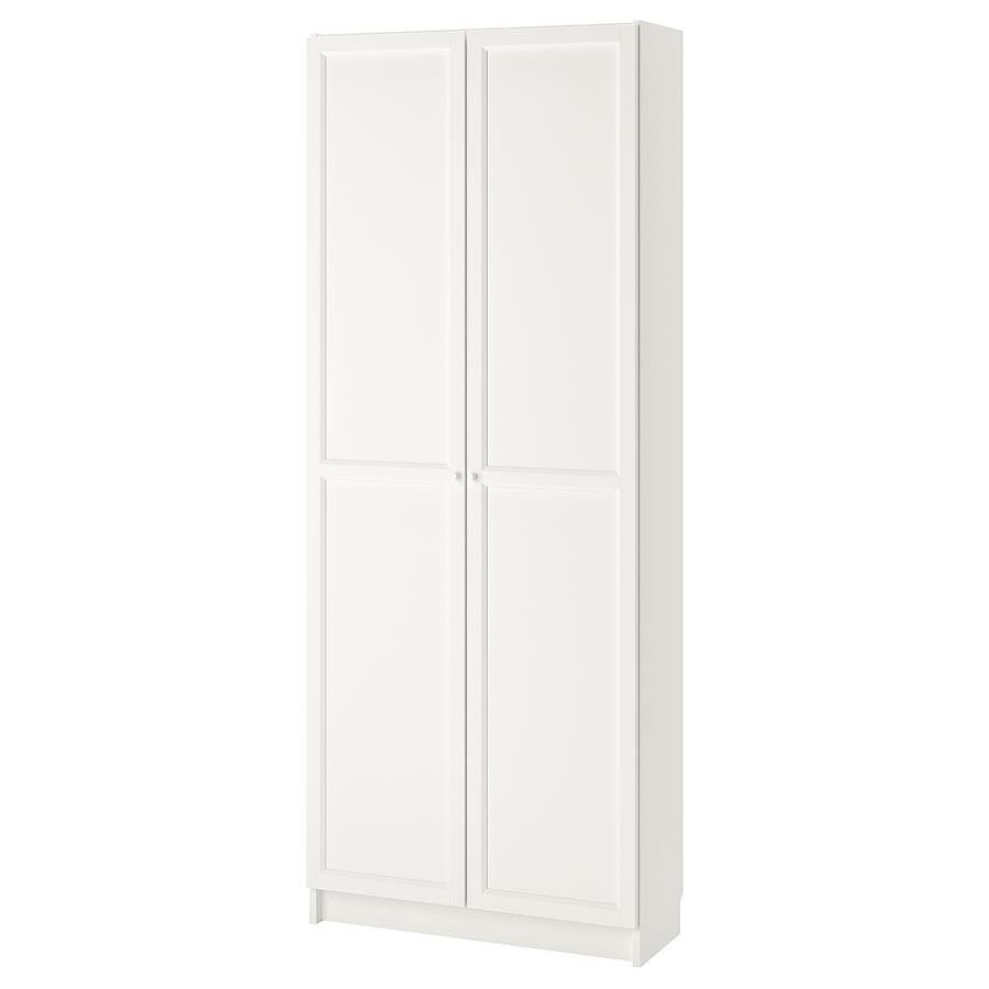BILLY/OXBERG Bücherregal mit Türen, weiß, 80x42x202 cm IKEA Deutschland