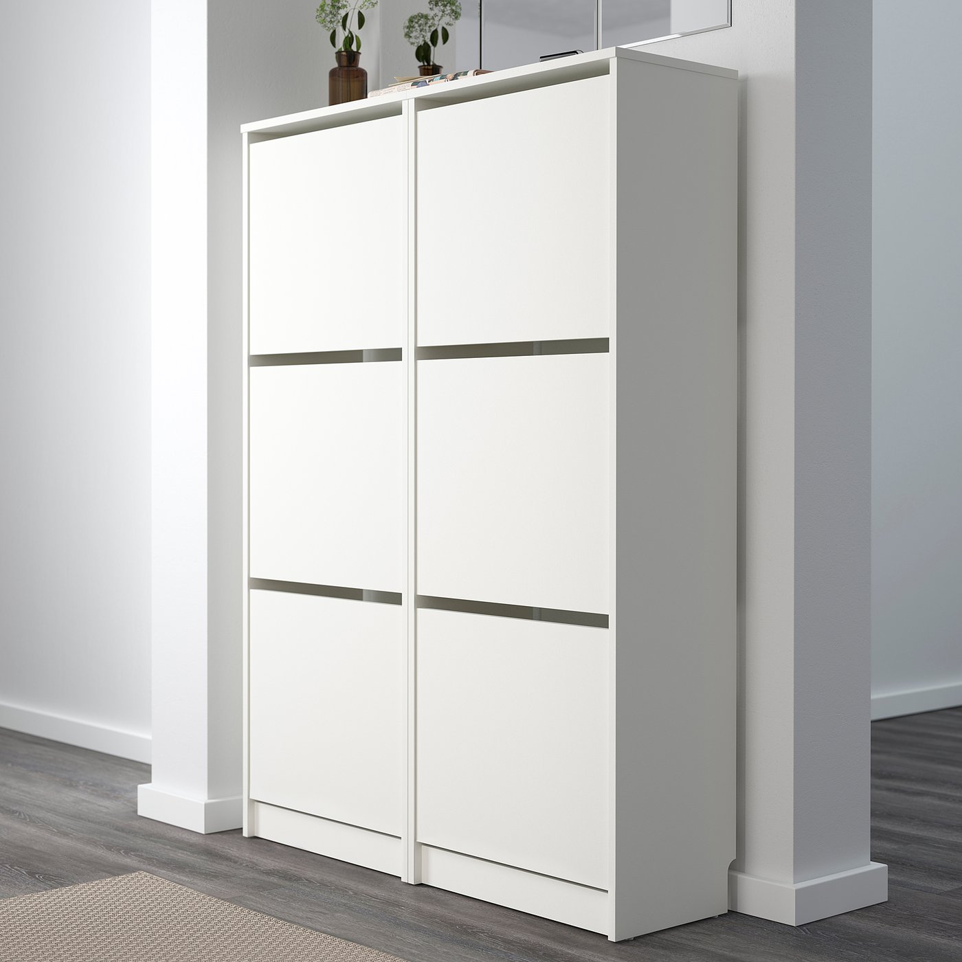 Bissa Schuhschrank 3 Facher Weiss Ikea Osterreich