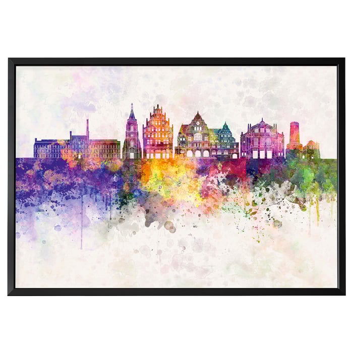 BJÖRKSTA Gerahmtes Bild - Bielefeld/schwarz - IKEA Deutschland