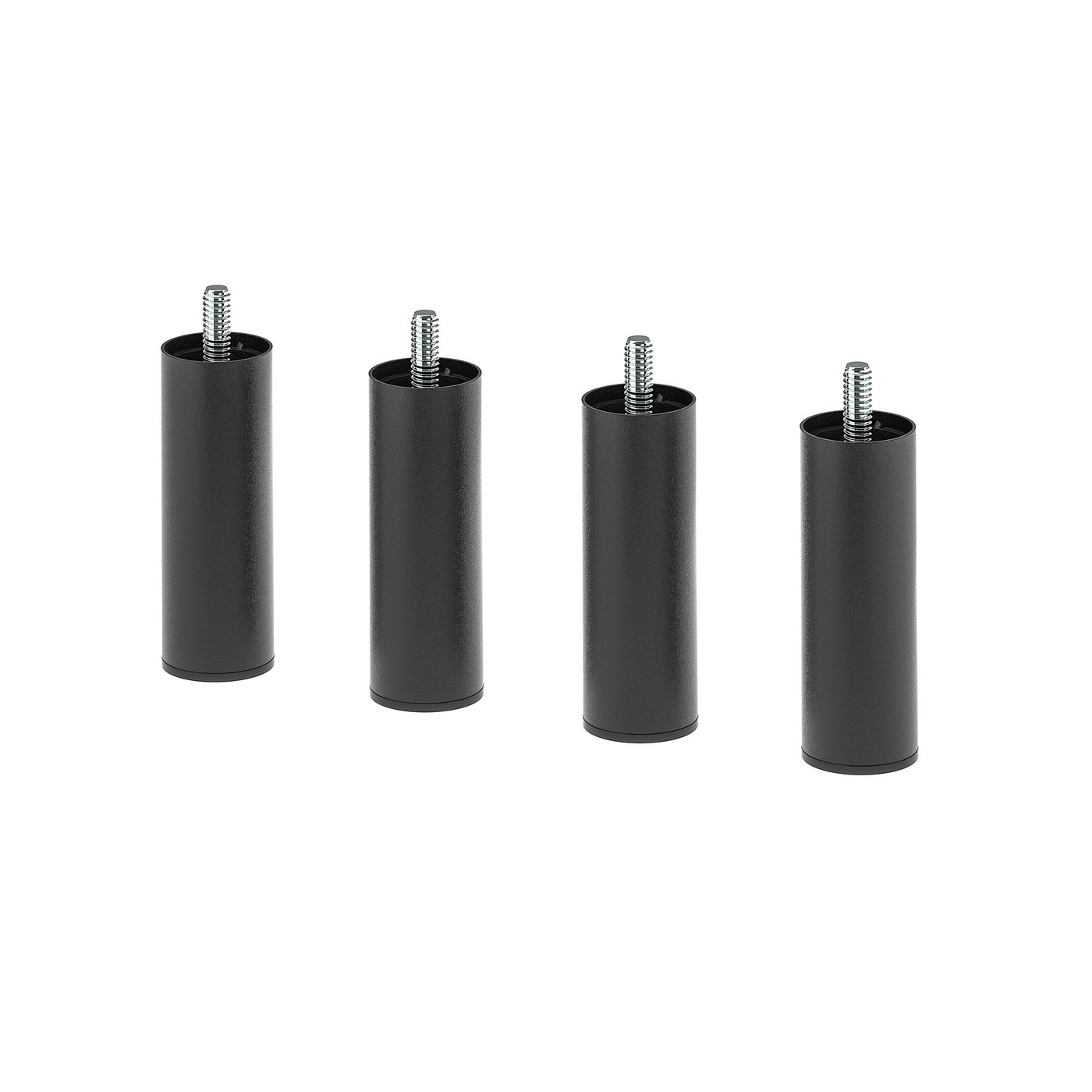 IKEA BJORLI Bein schwarz 10 cm