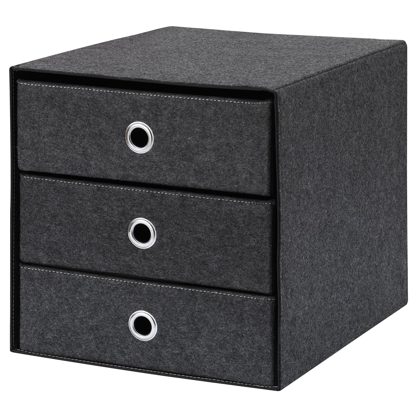 BLÄDDRA Minikommode mit 3 Schubladen - grau - IKEA