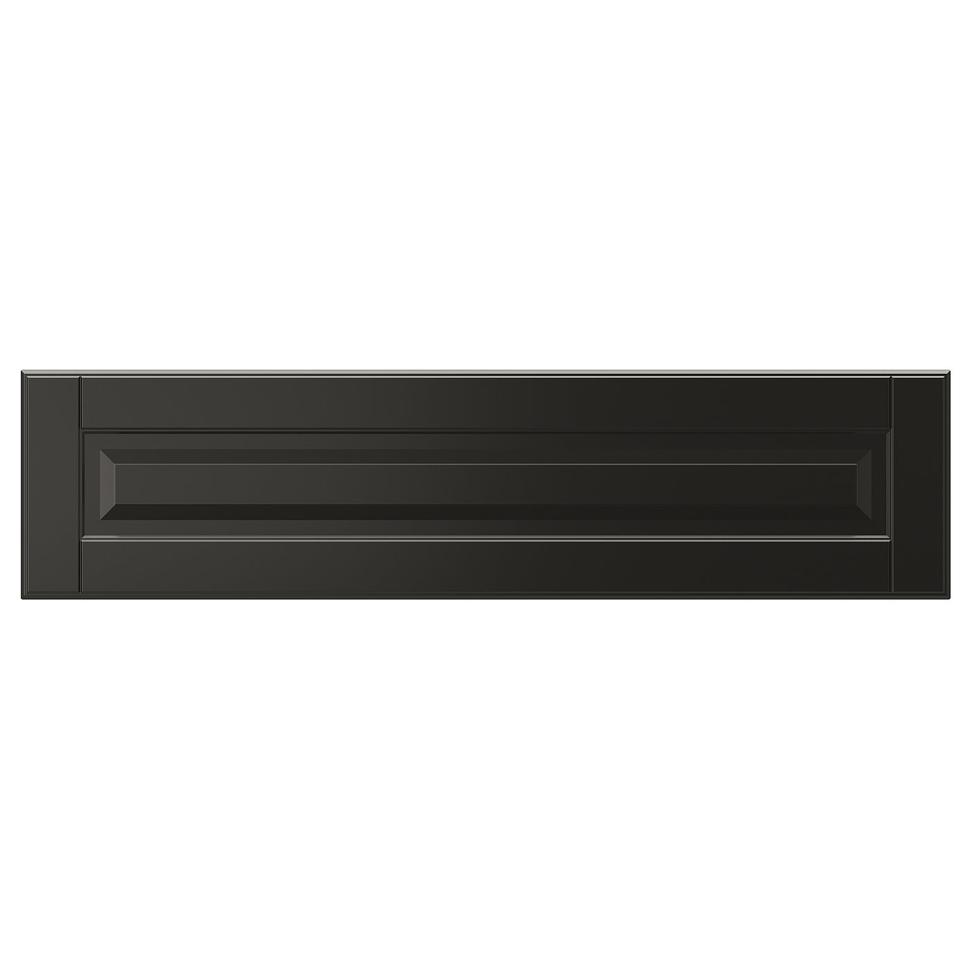 IKEA BODBYN Schubladenfront schwarz 80x20 cm