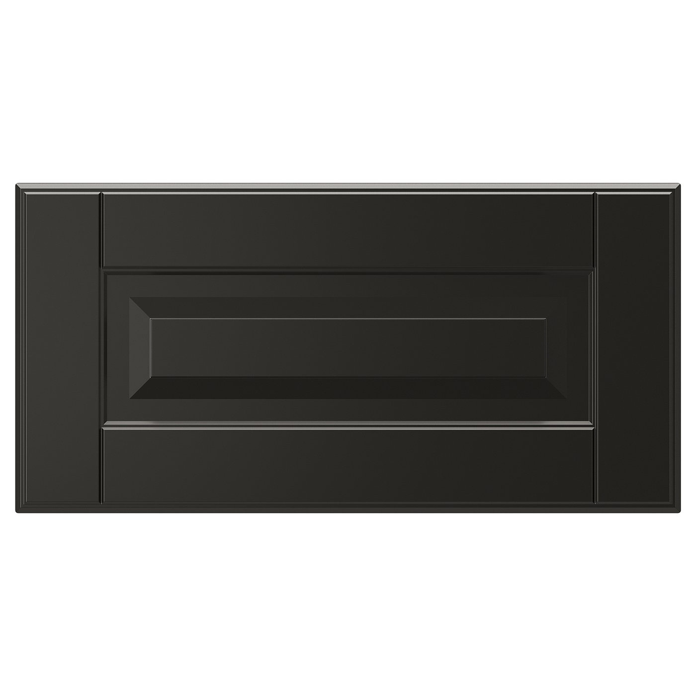 IKEA BODBYN Schubladenfront schwarz 40x20 cm