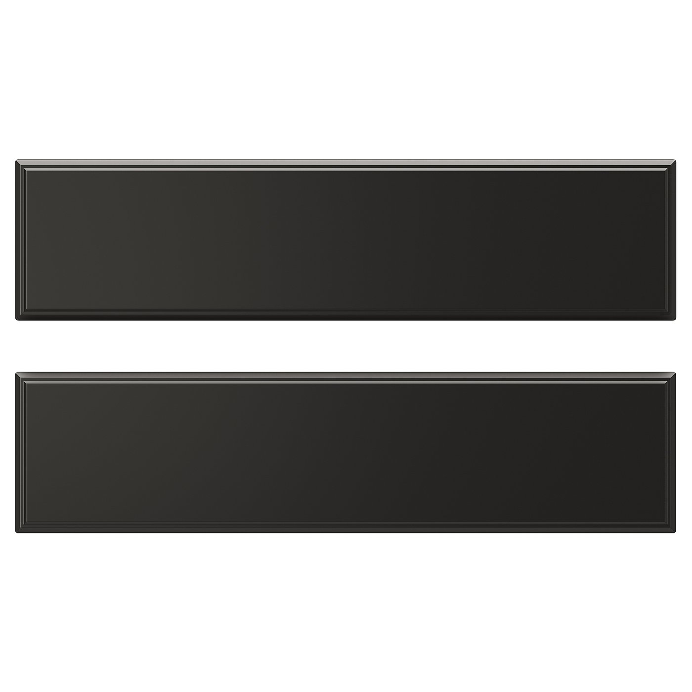 IKEA BODBYN Schubladenfront schwarz 40x10 cm