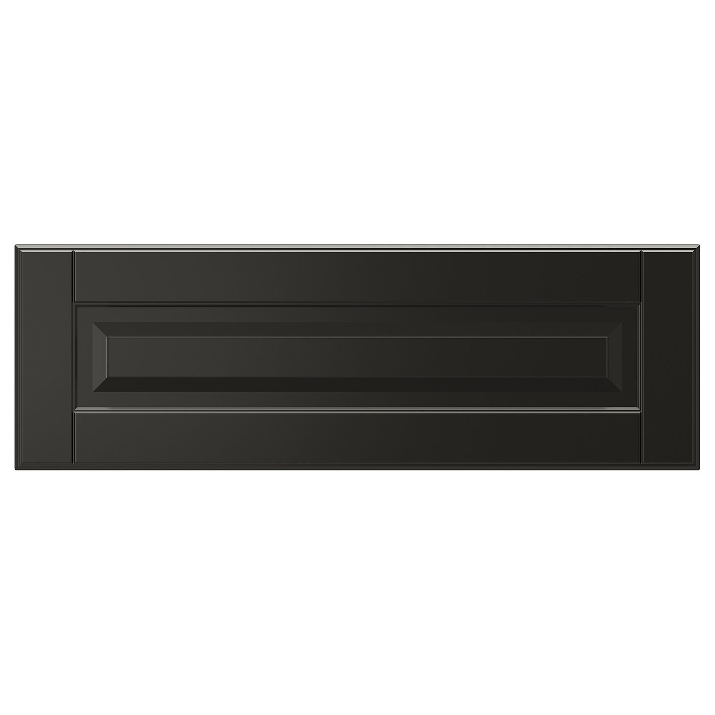 IKEA BODBYN Schubladenfront schwarz 60x20 cm