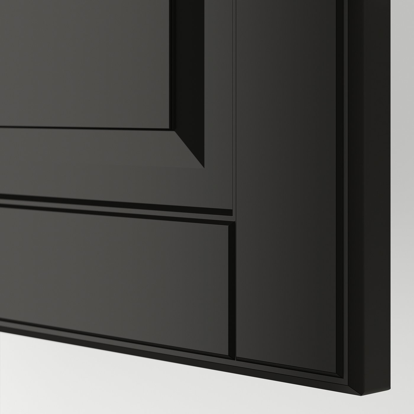 Thumbnail - IKEA BODBYN Schubladenfront schwarz 80x40 cm