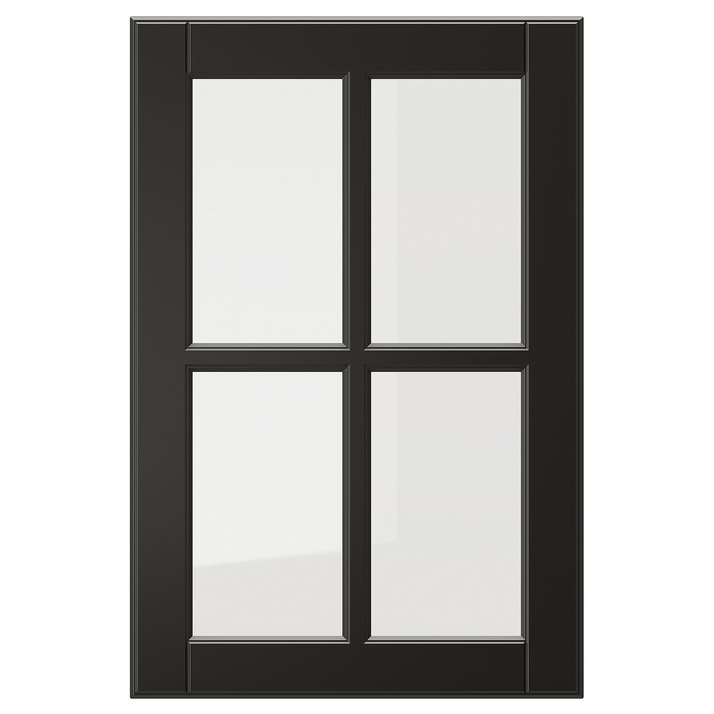 IKEA BODBYN Vitrinentür schwarz 40x60 cm