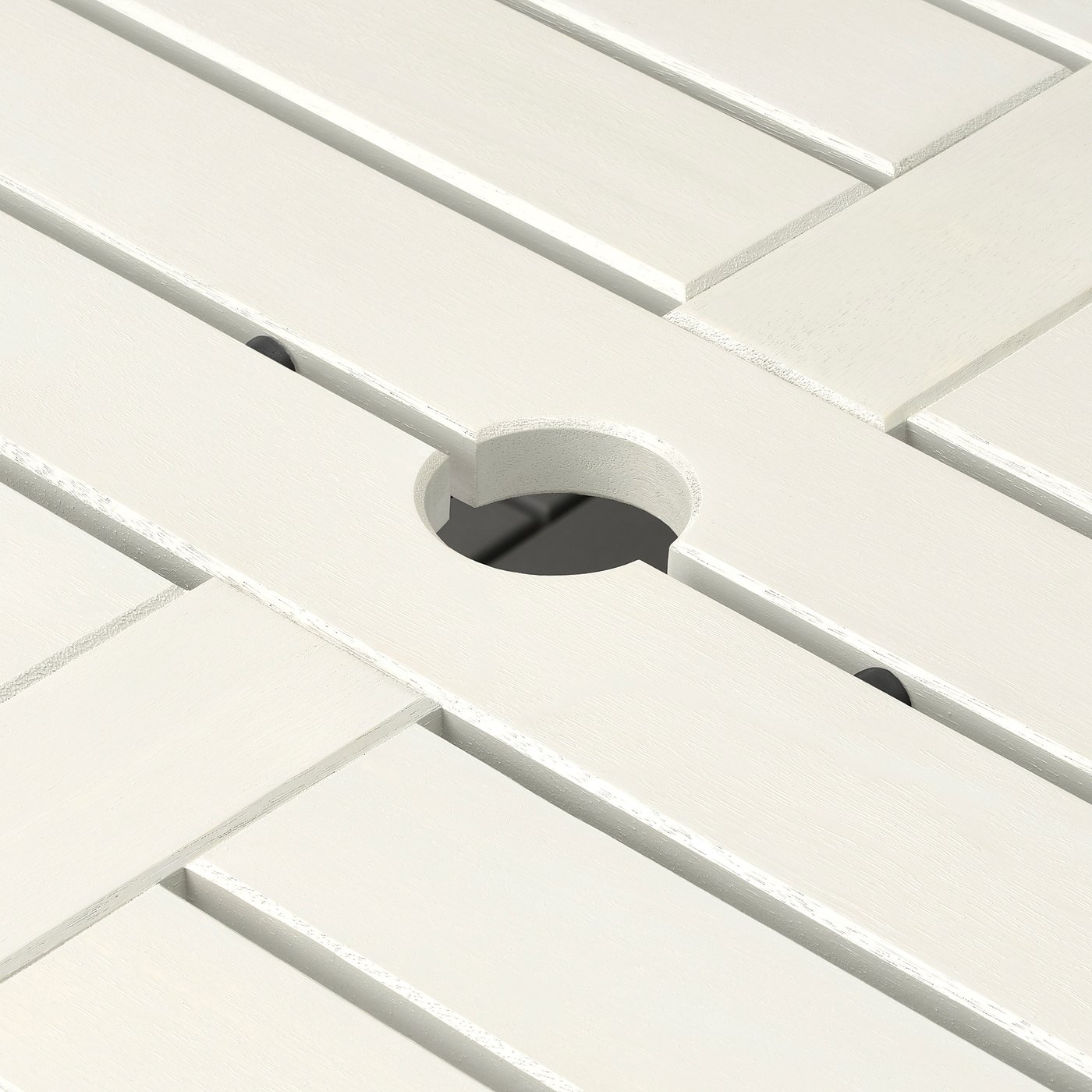 Thumbnail - IKEA BONDHOLMEN / ULVEVÄR Tisch+6 Armlehnstühle/außen weiß/beige Kunststoffrattan braun