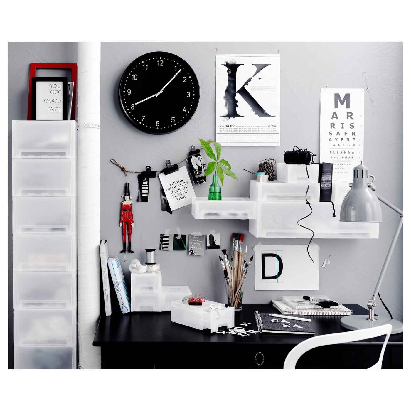 reloj pared ikea