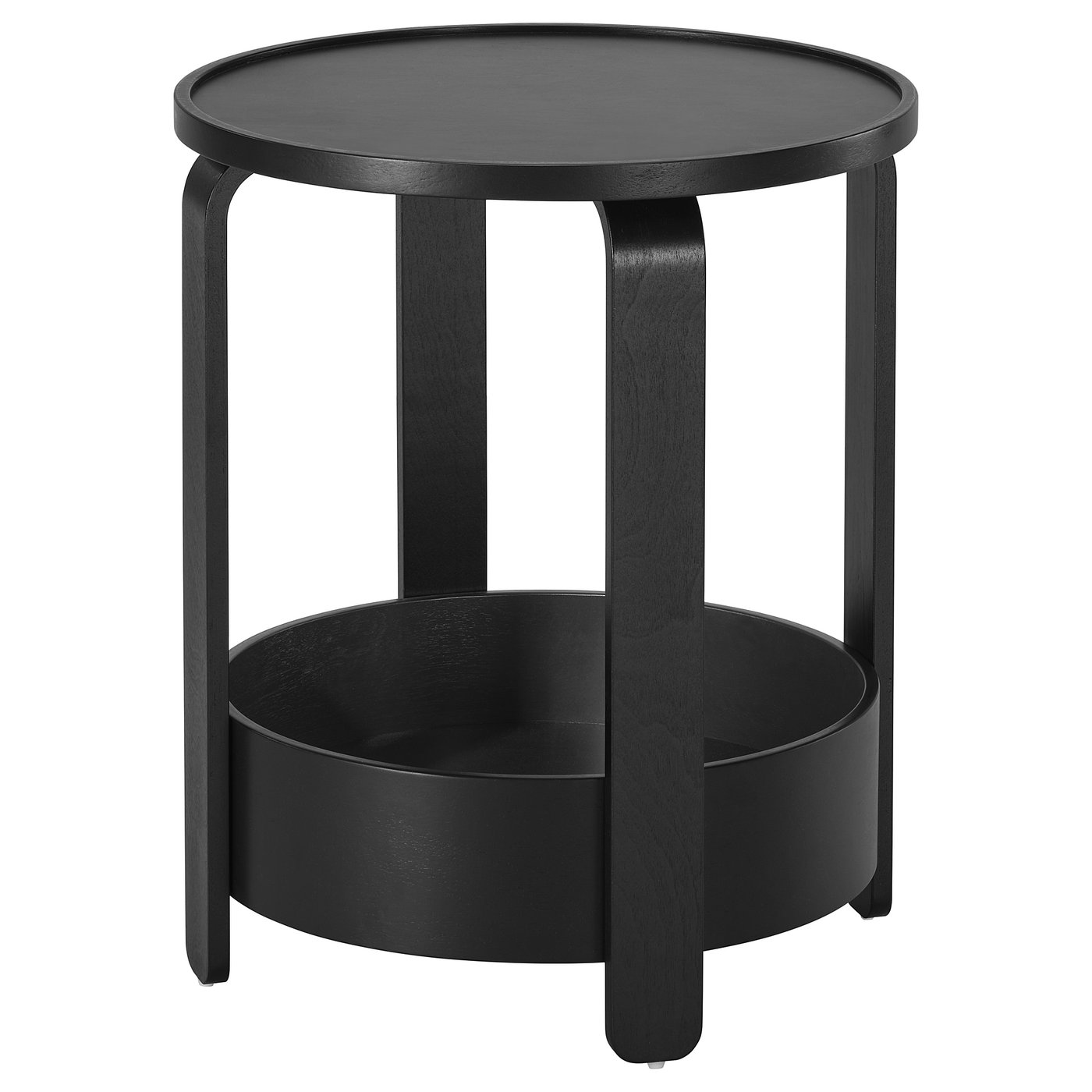 IKEA BORGEBY Beistelltisch schwarz