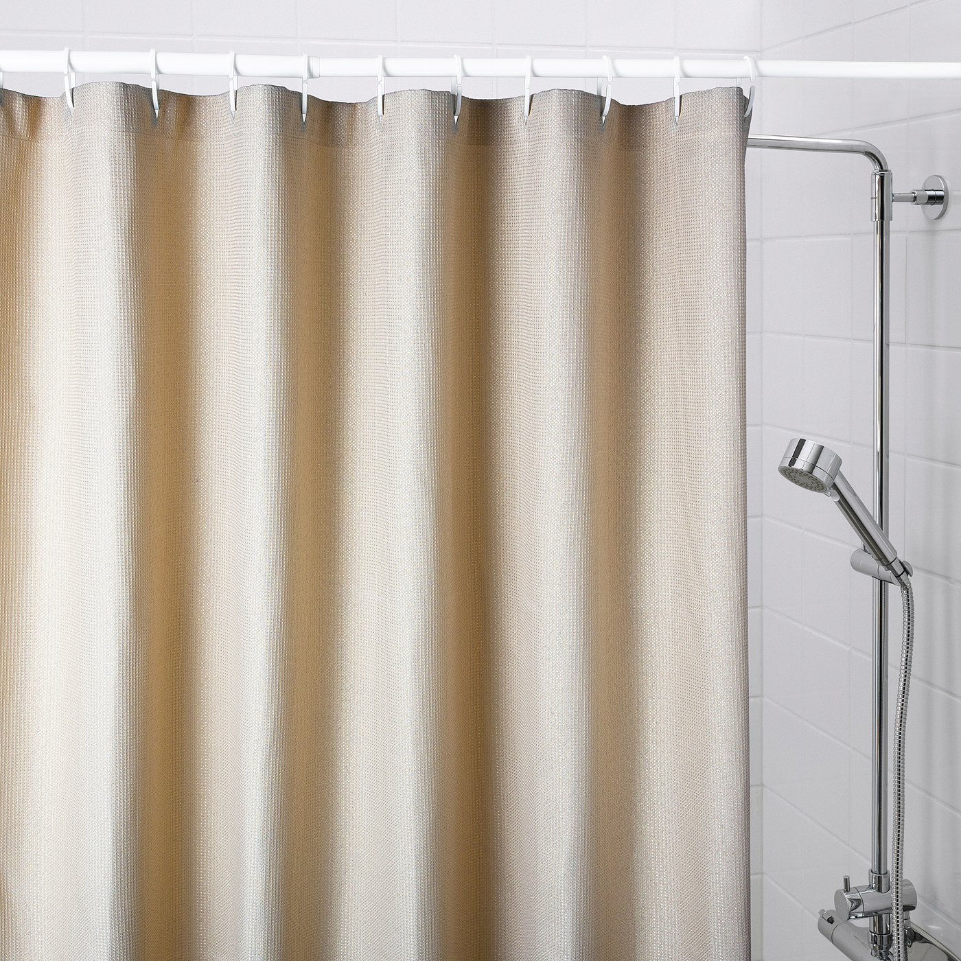 Thumbnail - IKEA BORSTALOE Duschvorhang beige
