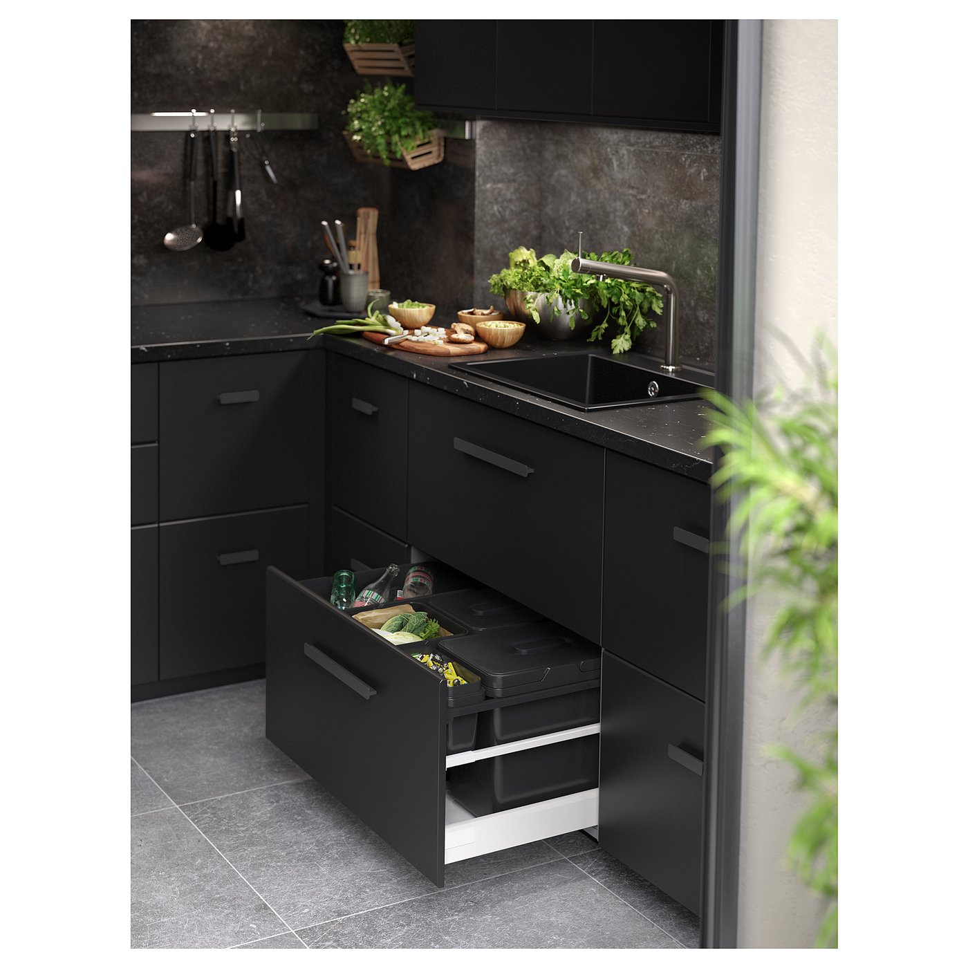 Bosjon Mischbatterie Kuche Stahlfarben Ikea Deutschland