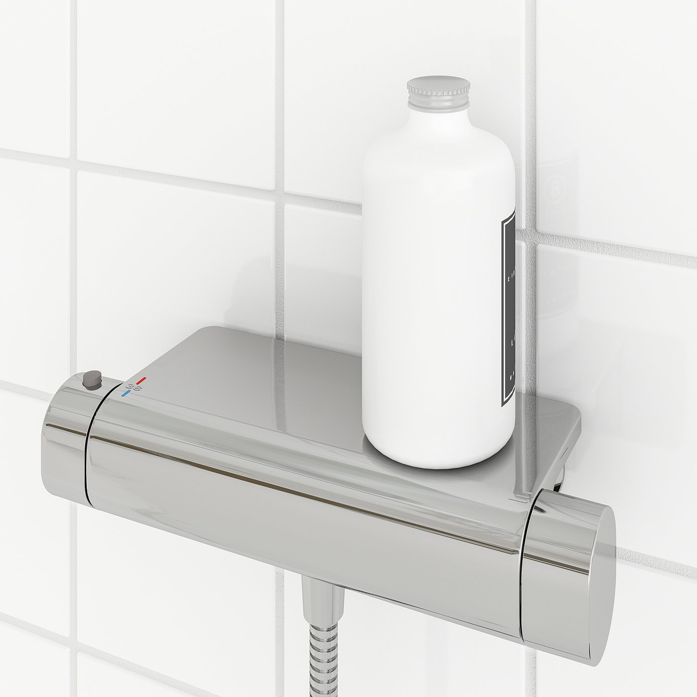 Thumbnail - IKEA BROGRUND Thermostat-Mischbatterie/Dusche verchromt