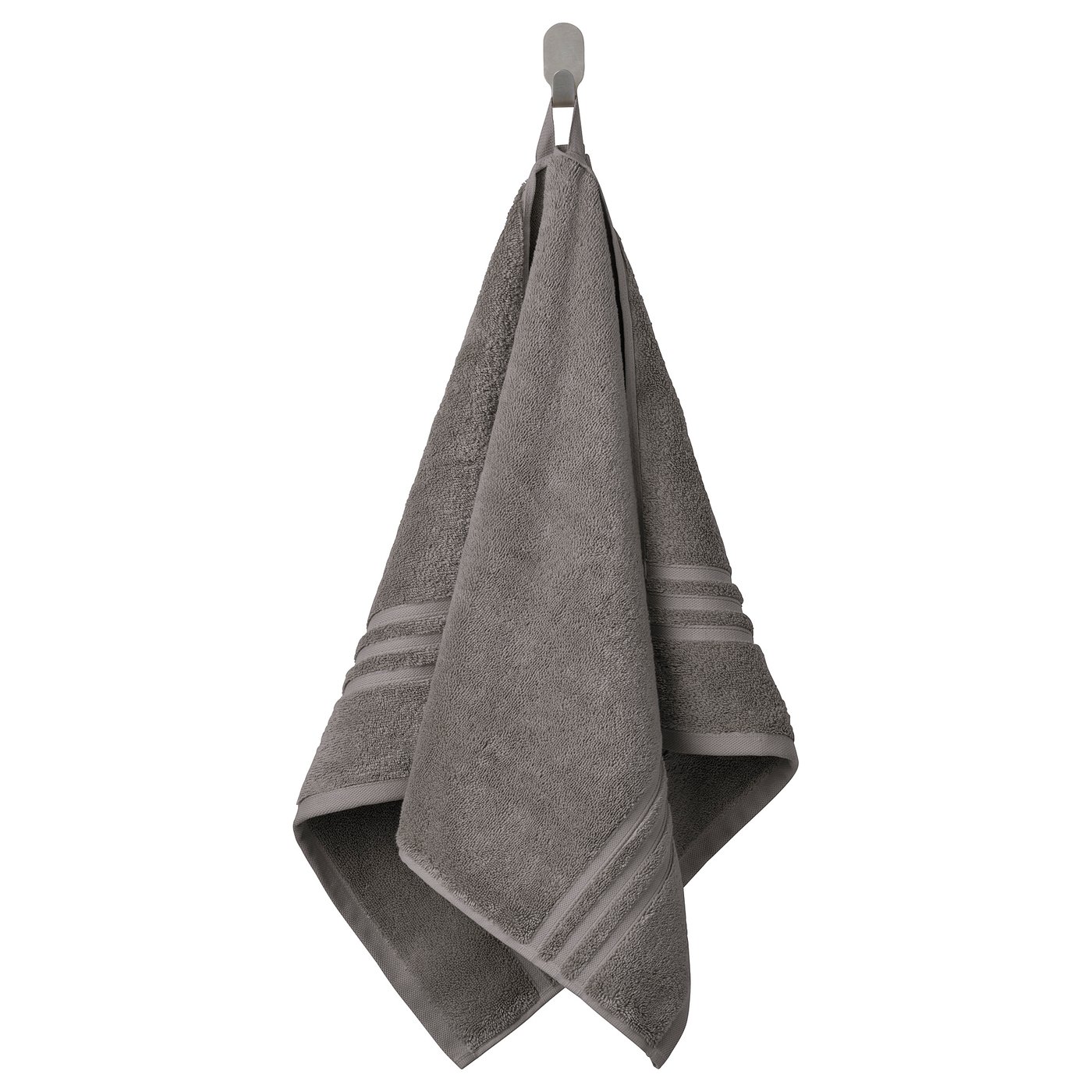 IKEA BROKGLIM Handtuch grau