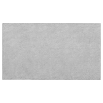 Grauer rechteckiger BRUKSVARA Teppich, weich und warm, aus recyceltem Polyester.