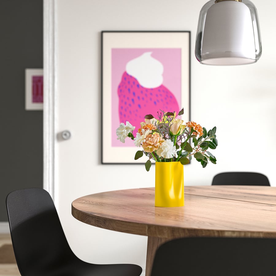 CHILIFRUKT Vase/Gießkanne, leuchtend gelb, 17 cm IKEA Deutschland