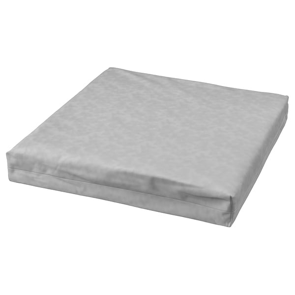DUVHOLMEN Kissen, grau, rechteckig, weiche Polyesterfüllung, glatter Stoffbezug, vielseitiges Design.