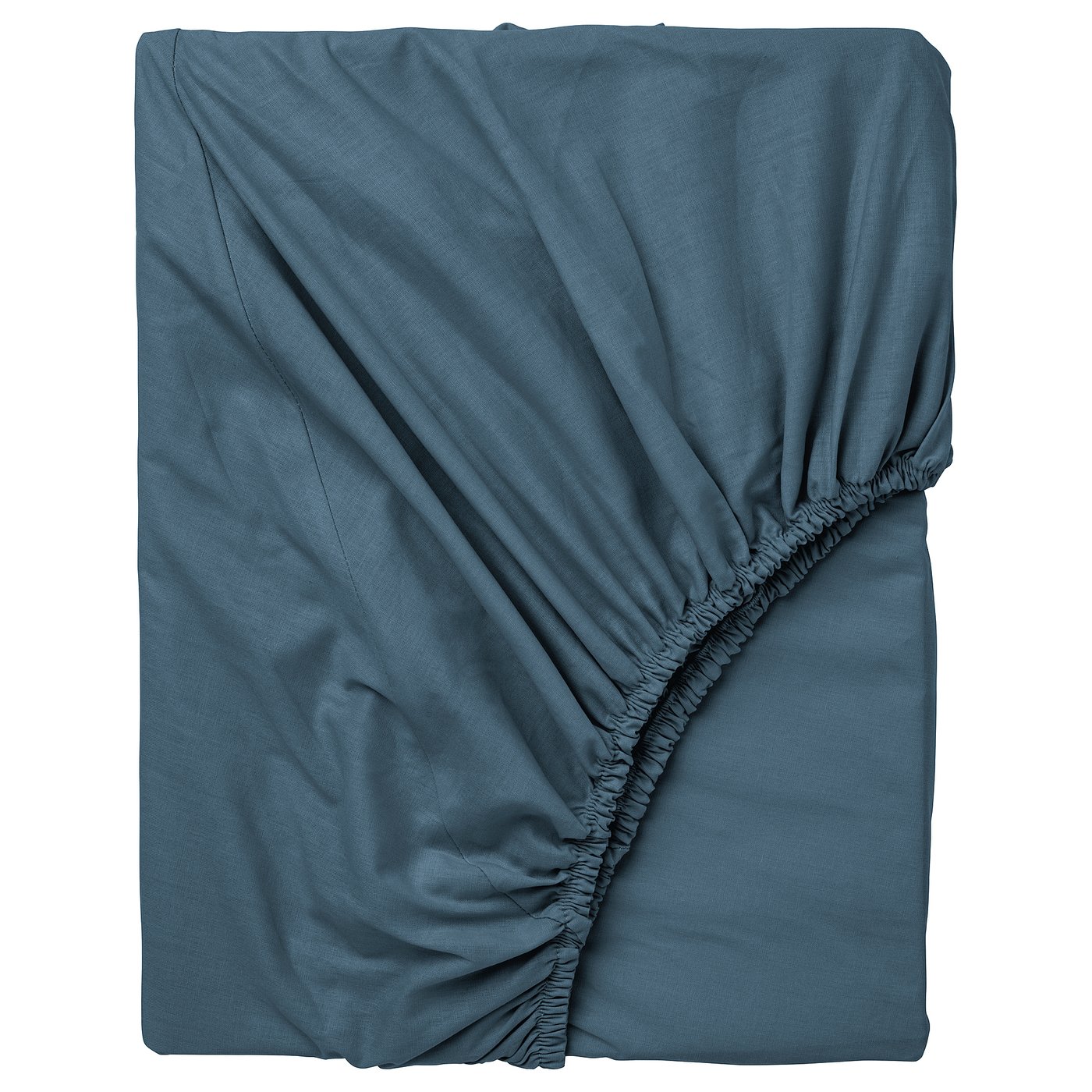 IKEA DVALA Spannbettlaken blau 140x200 cm