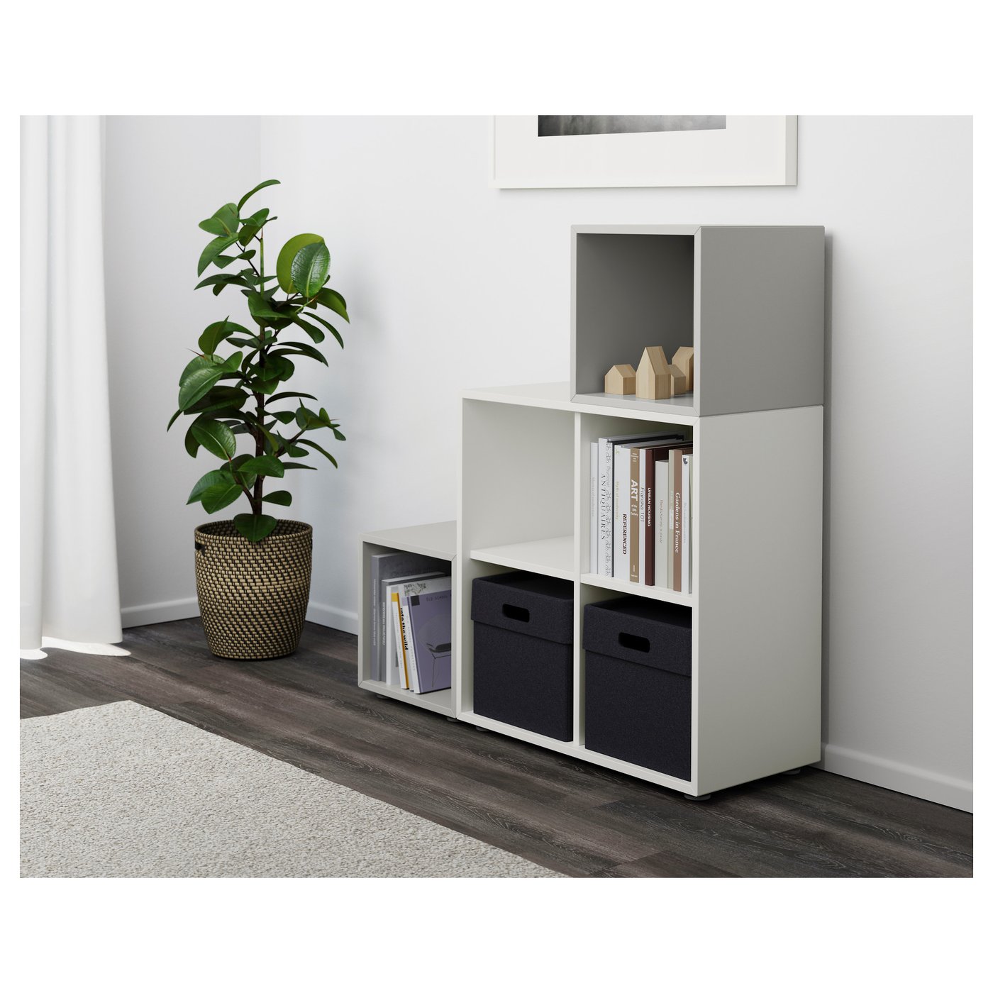 EKET Schrankkombination/Füße weiß, hellgrau IKEA Deutschland