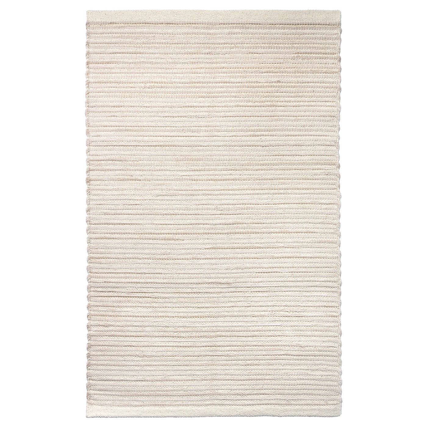 IKEA ENERGIKÄLLA Teppich flach gewebt hellbeige