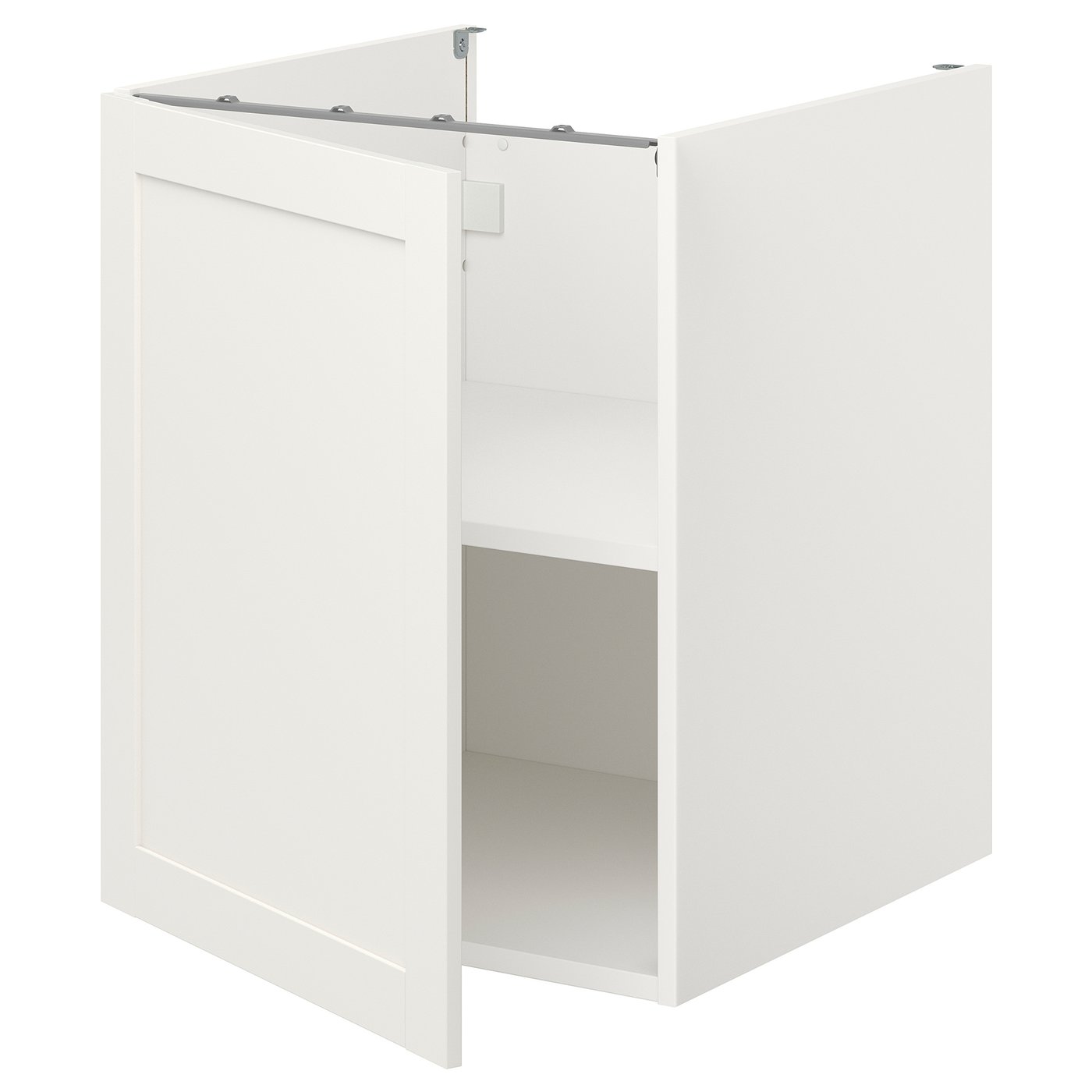 ENHET Unterschrank mit Böden/Tür - weiß, weiß Rahmen ...