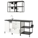 ENHET Küche - anthrazit/weiß Rahmen - IKEA Deutschland