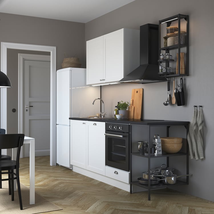 ENHET Küche - anthrazit/weiß Rahmen - IKEA Deutschland