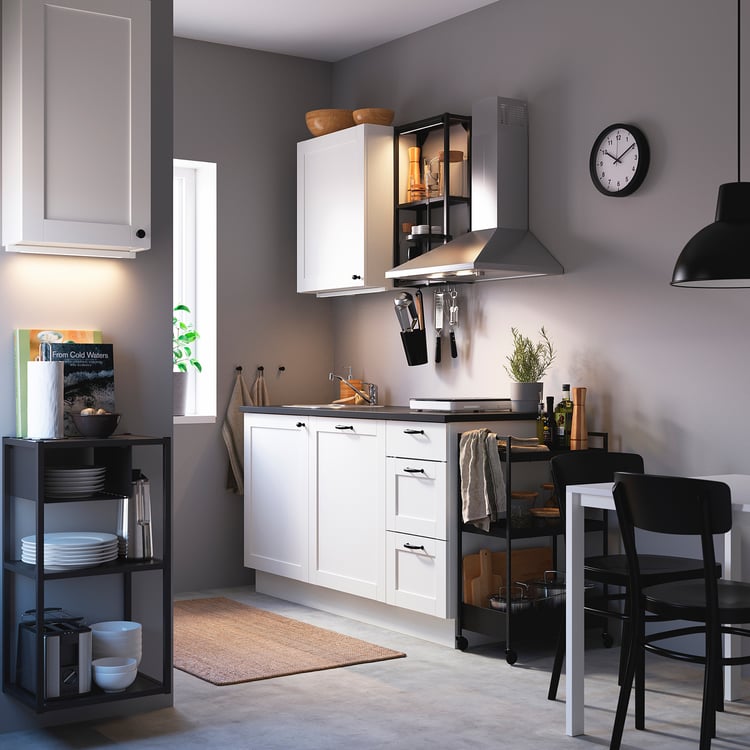 ENHET Küche - anthrazit/weiß Rahmen - IKEA Deutschland