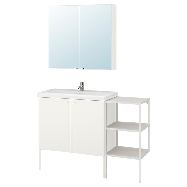 ENHET / TVÄLLEN Badezimmer-Set 14-tlg. - weiß/PILKÅN ...