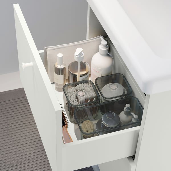 ENHET Waschbeckenschrank mit Schubladen, weiß, 40x42x60 cm