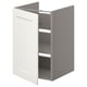 Weißer ENHET-Schrank mit Regal; Modernes Design, einfache Montage.