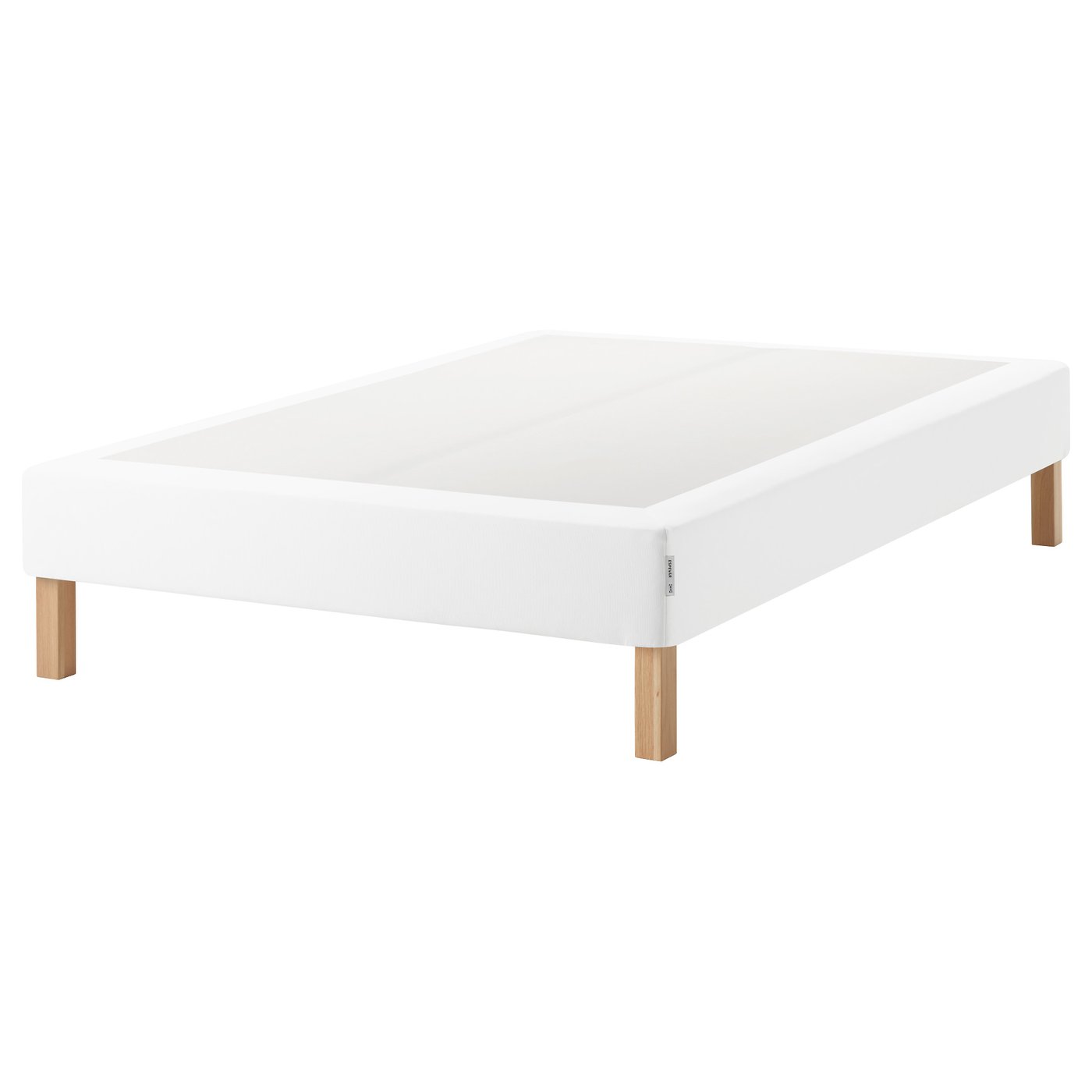 ESPEVÄR Boxspring mit Beinen, weiß, 140x200 cm IKEA Deutschland